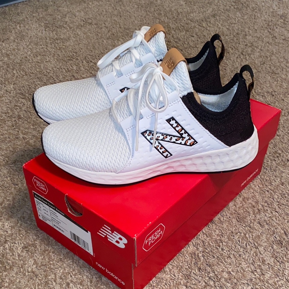 New Balance Fresh Foam Cruze 1 Reissue White and Blackw/Woman’s Tennis Shoe